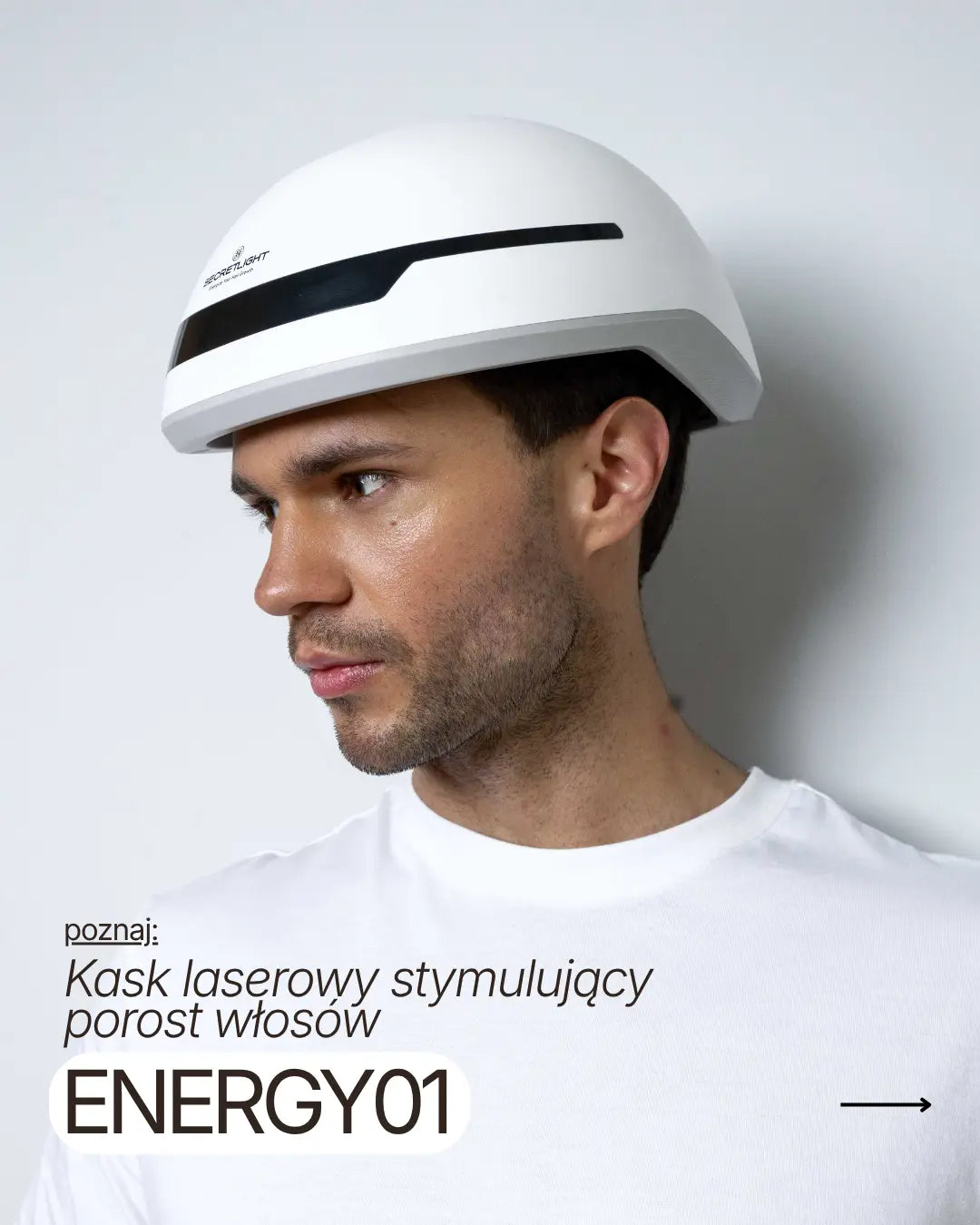 Kask laserowy stymulujący wzrost włosów ENERGY01