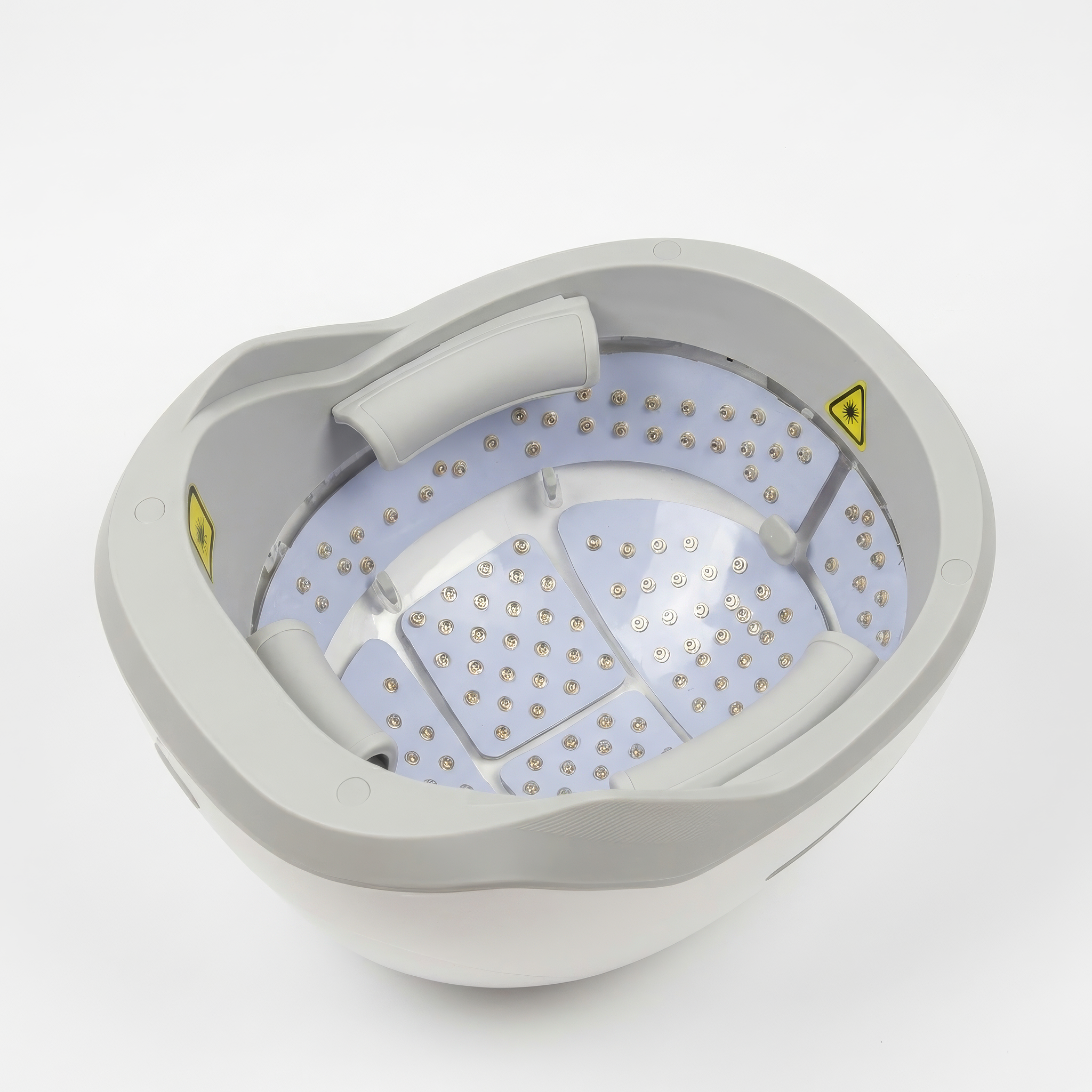 COMPLETE SET: Kask laserowy stymulujący wzrost włosów ENERGY01 + Maska na twarz do terapii LED WAVE 01 + Maska na szyję i dekolt do terapii LED WAVE02