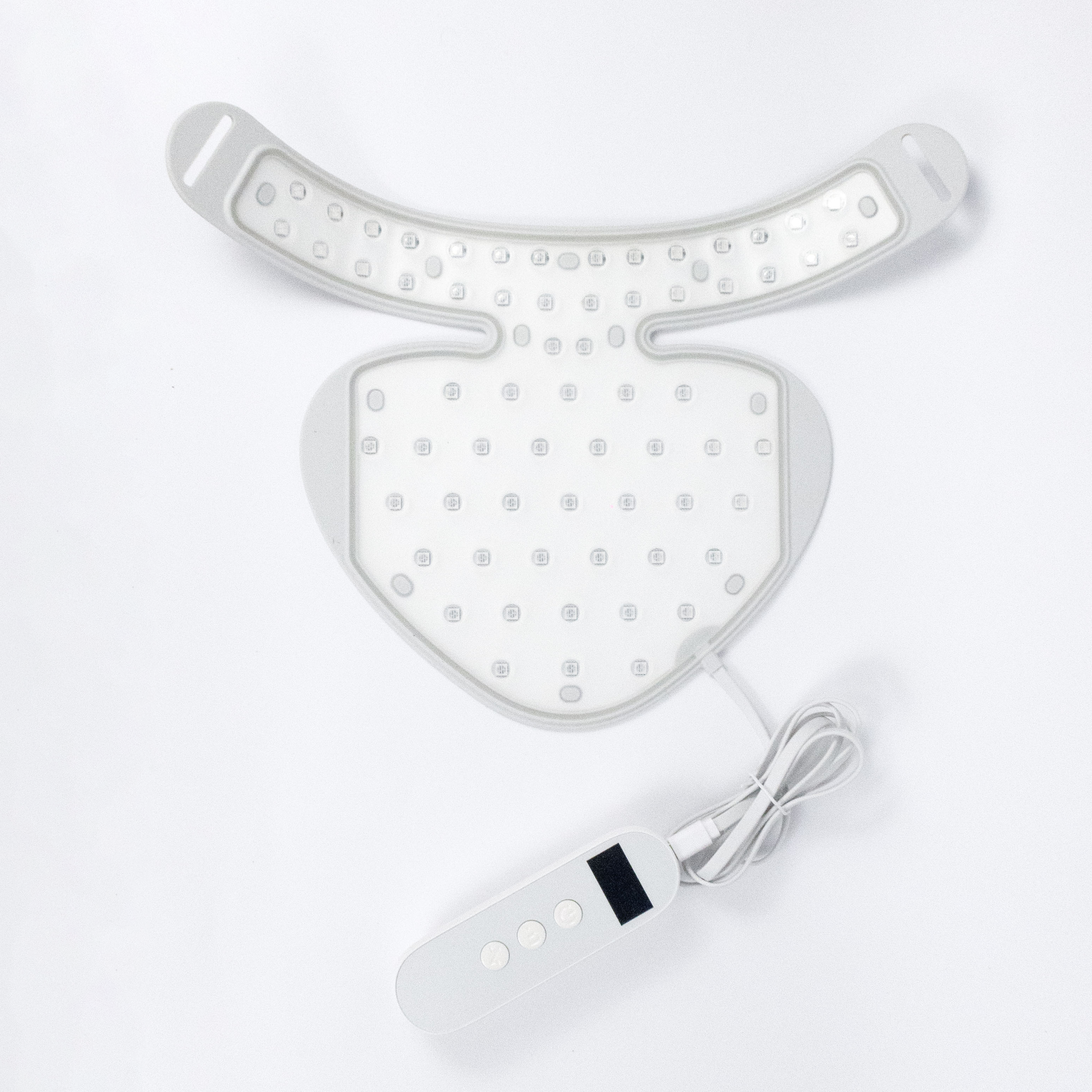 COMPLETE SET: Kask laserowy stymulujący wzrost włosów ENERGY01 + Maska na twarz do terapii LED WAVE 01 + Maska na szyję i dekolt do terapii LED WAVE02